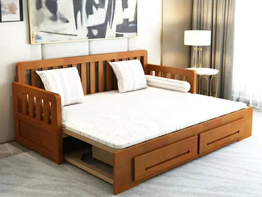 THIERRY Rustic Pull Out Sofa Bed