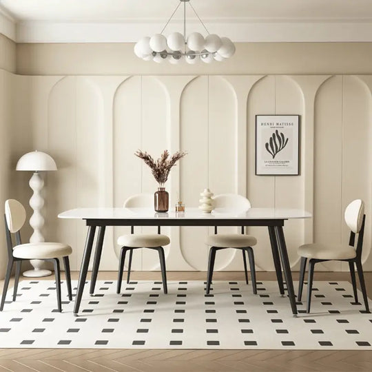 VICTOR Italian Minimalist Dining Table Set