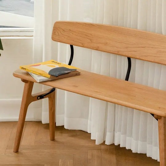 CAMILLA Modern Solid Wood Bench