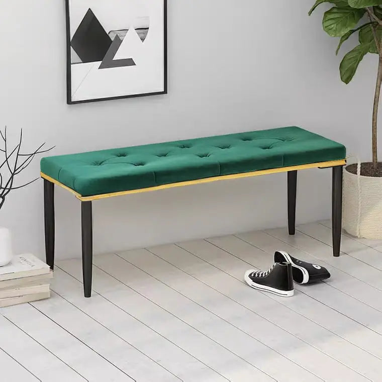 THEO Victorian Tufted Dining Bench