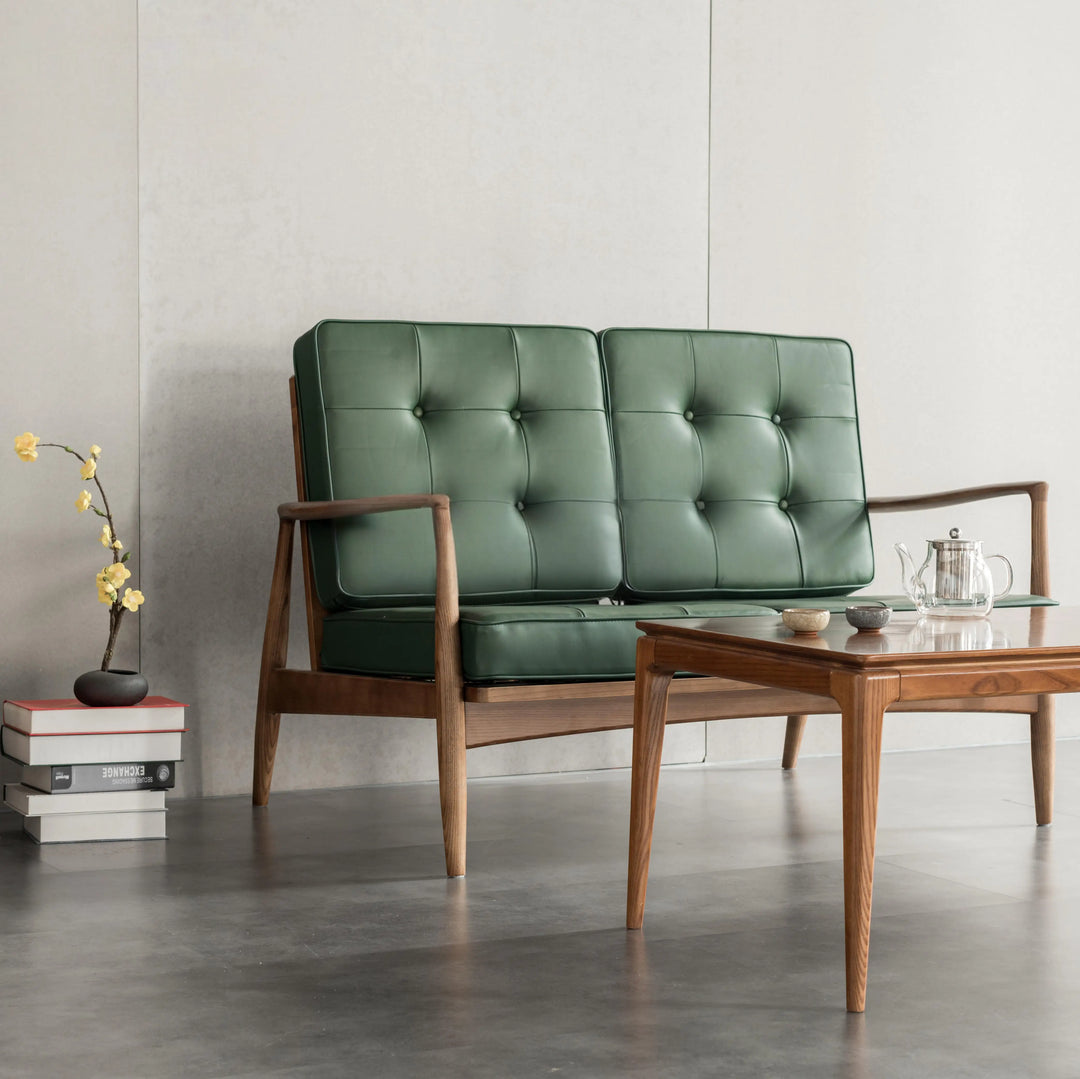 ROMANCE Solid Wood Leather Chair and Sofa