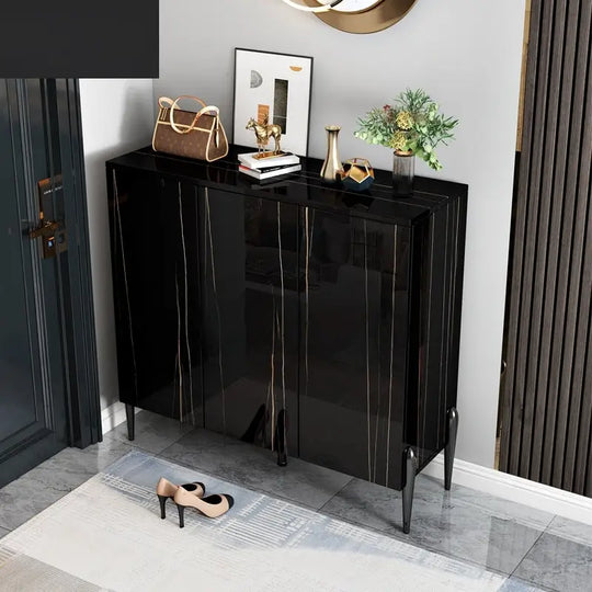 ROXIE Modern Slate Shoe Cabinet