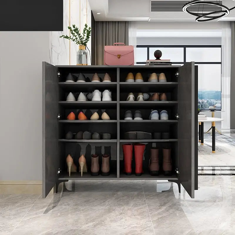 ROLF Modern Slate Shoe Cabinet