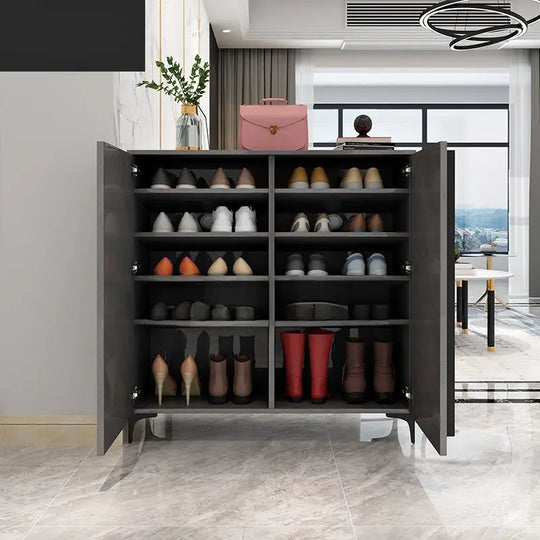 ROLF Modern Slate Shoe Cabinet