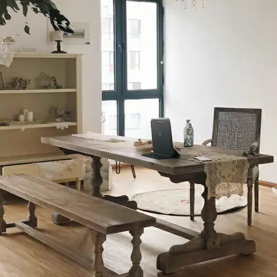 SEÁN Vintage Distressed Dining Table & Chairs