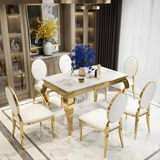 TILT Victorian Marble Dining Table