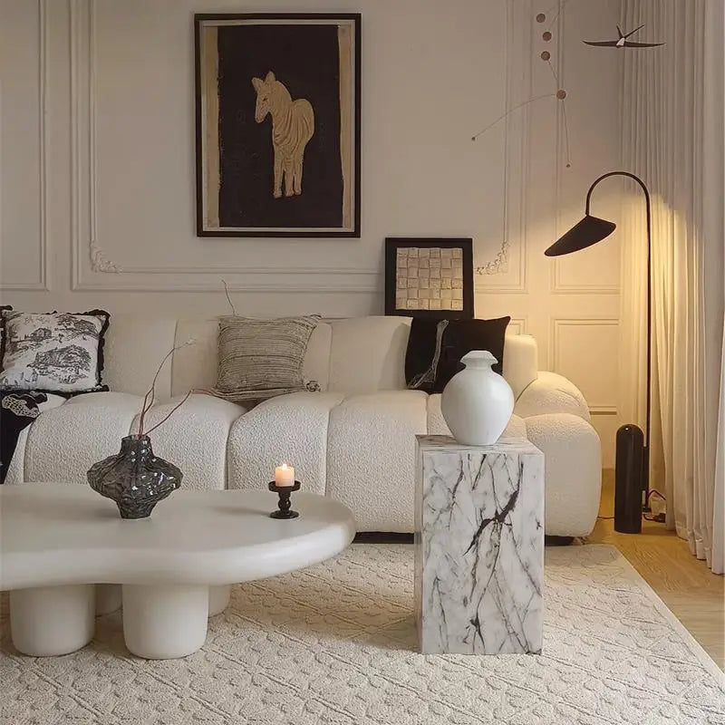 PAOLO Modern Marble Side Table