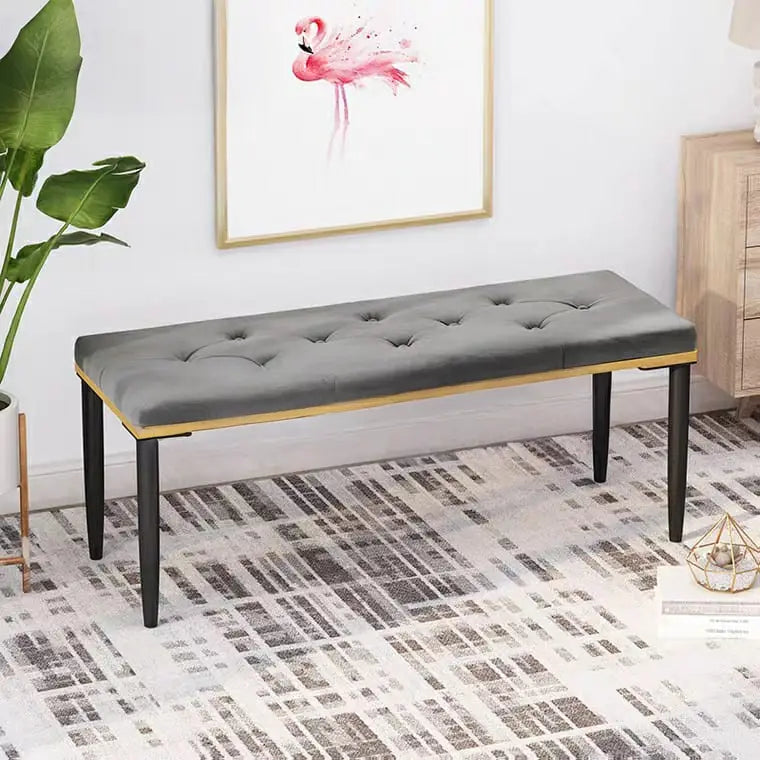 THEO Victorian Tufted Dining Bench