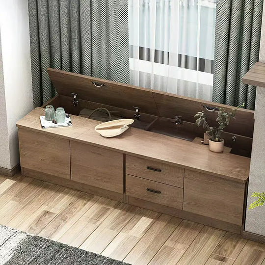 ALEXRE Bay Window Storage Ottoman