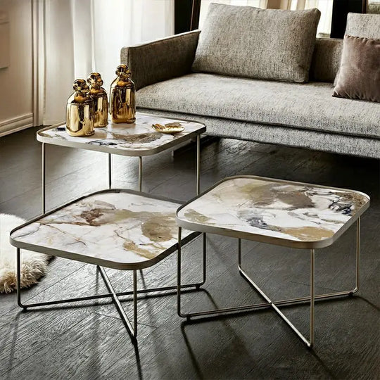 CHIUP Modern Marble Side Table