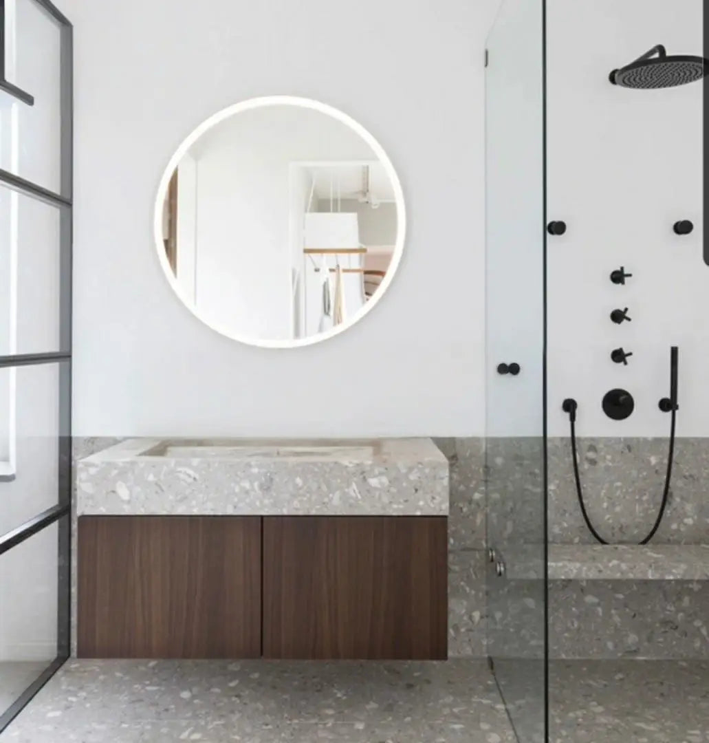 ELISSE Modern LED Round Wall Mirror