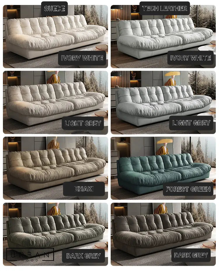 LI Modern Suede Sofa
