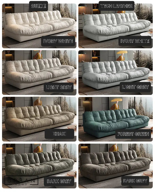 LI Modern Suede Sofa