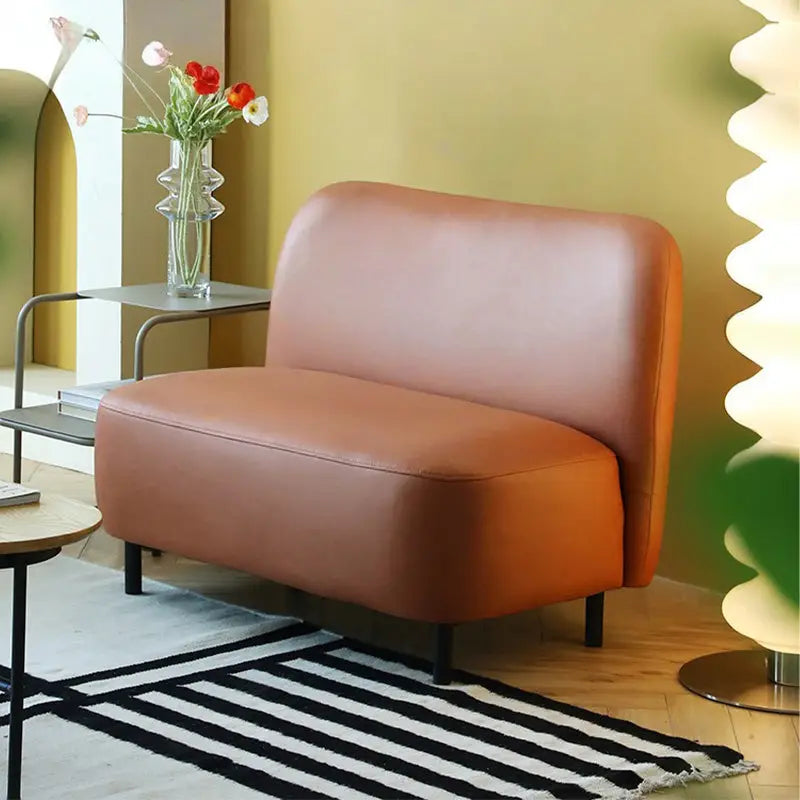 HINDS Modern Leather Loveseat / Sofa