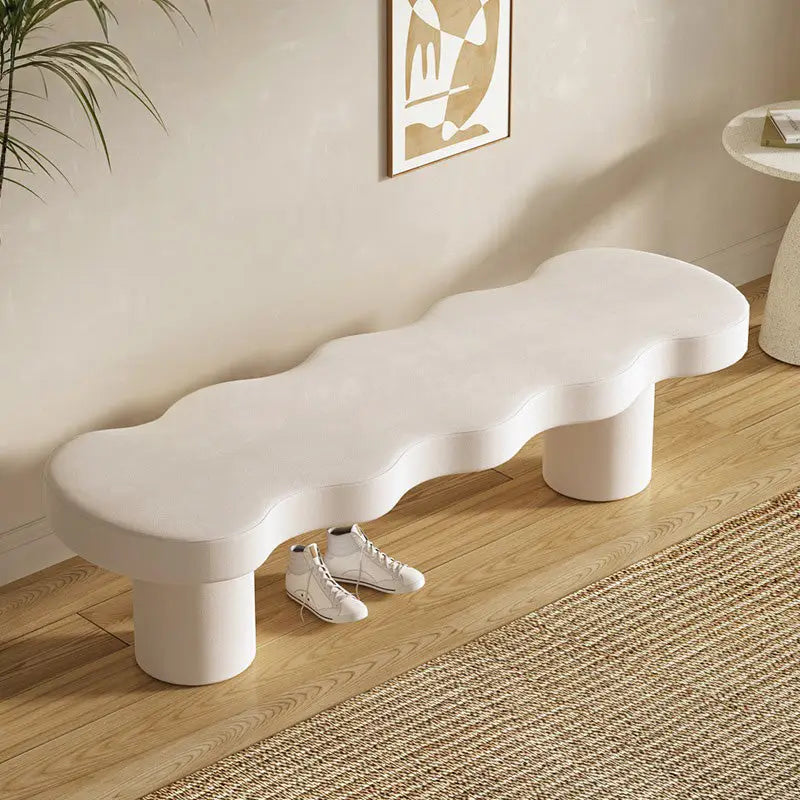 HEMPTON Modern Leather Bench