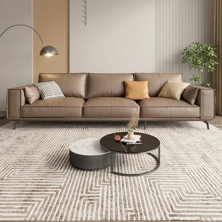 CREDIKS Modern Leather Sofa