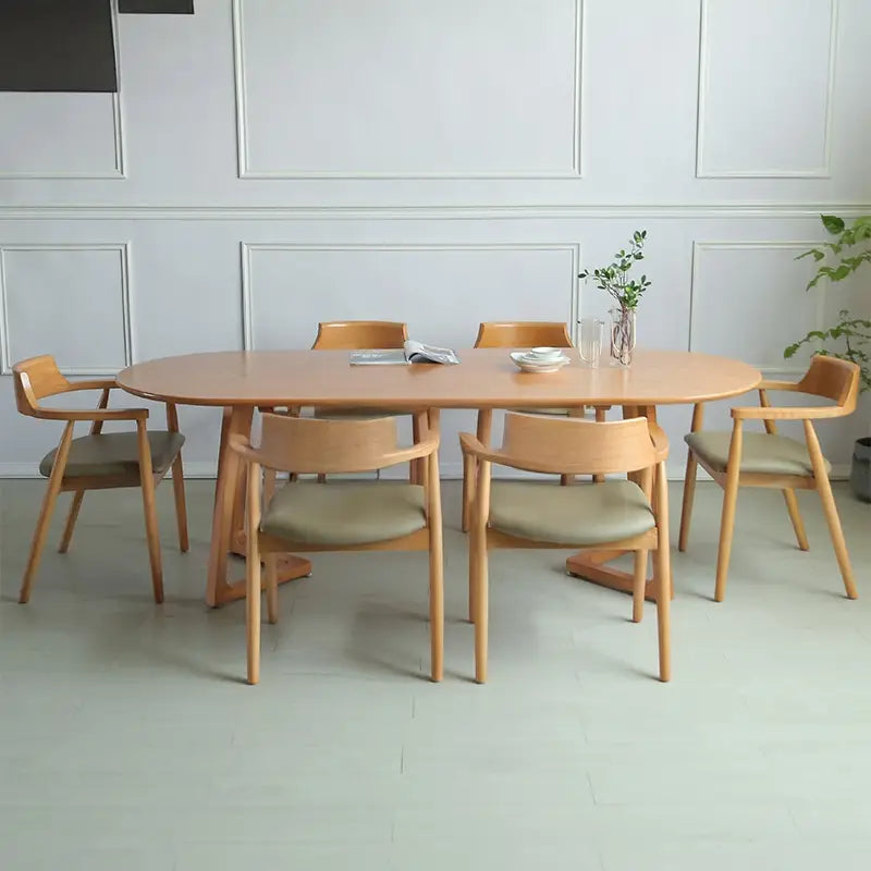MASS Scandinavian Solid Wood Dining Table