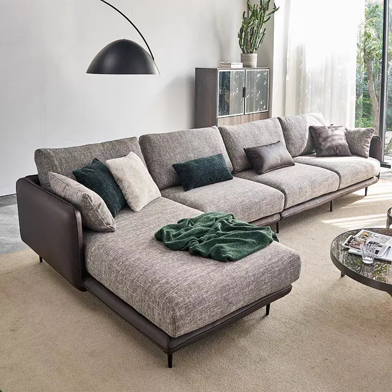 NOAH Modern Fabric Sectional Sofa
