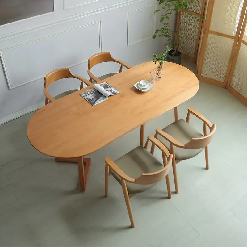 MASS Scandinavian Solid Wood Dining Table