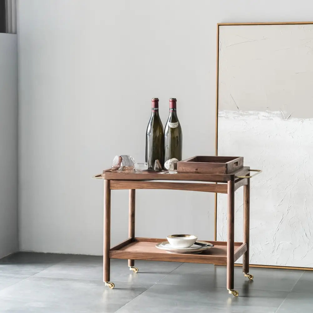 HIGH Rustic Bar Cart