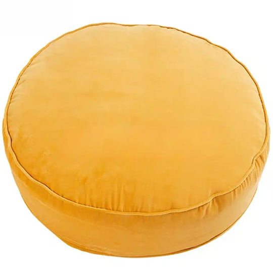 DENCER Modern Round Velvet Ottoman