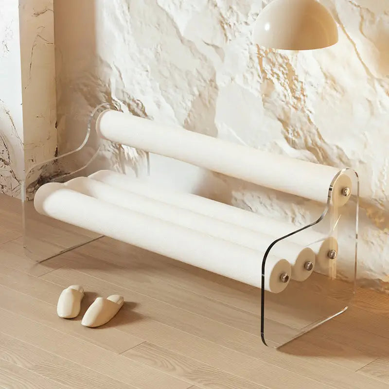 DREW Eclectic Acrylic Bench