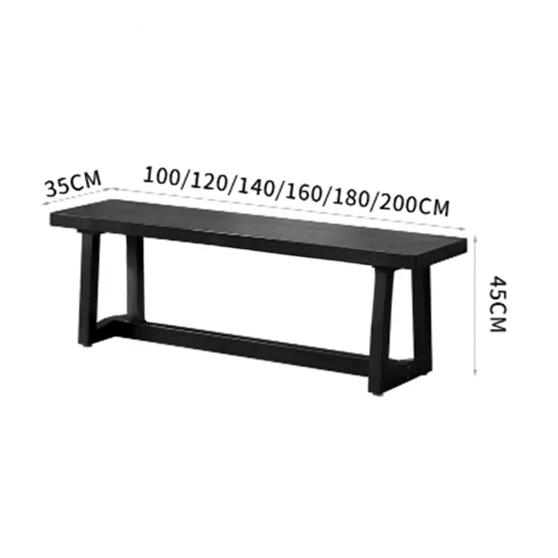 STITCH Modern Solid Wood Bench