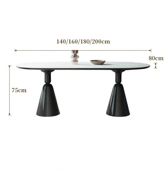 JAIME Modern Sintered Stone Dining Table