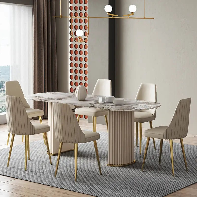 PAULINE Modern Marble Dining Table