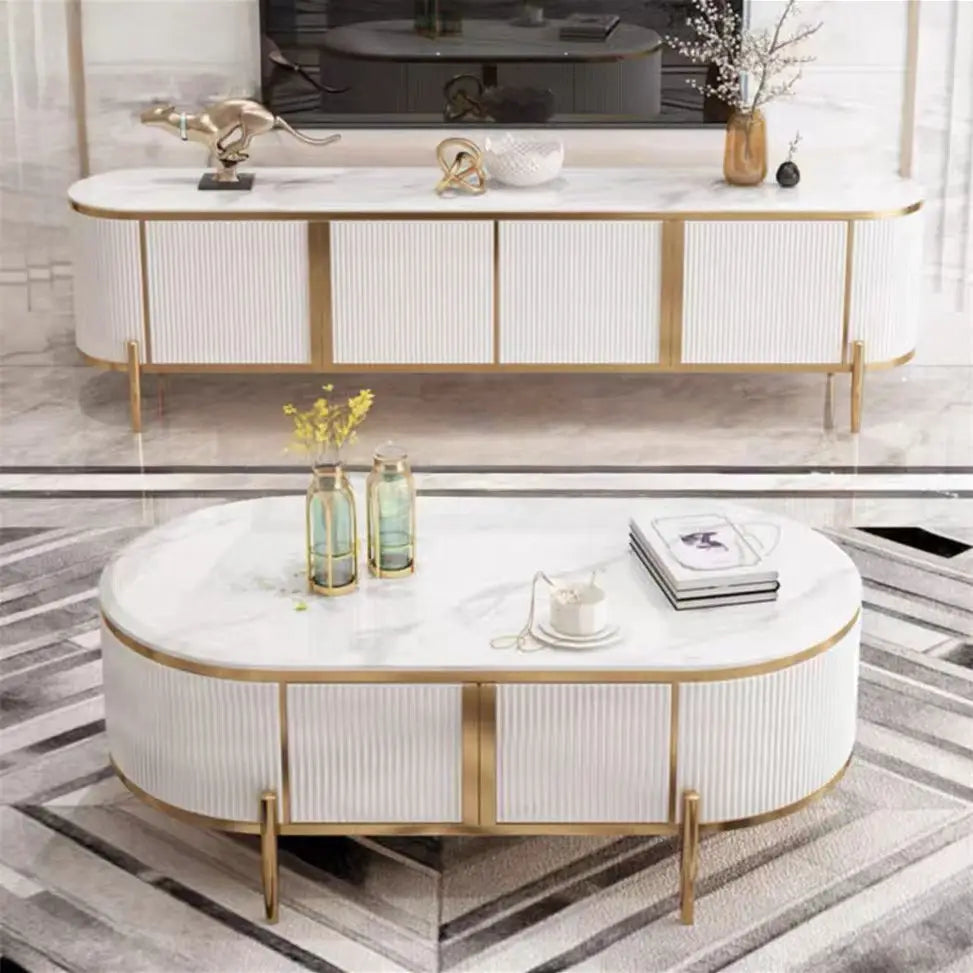 ADRIEN Modern TV Console & Coffee Table