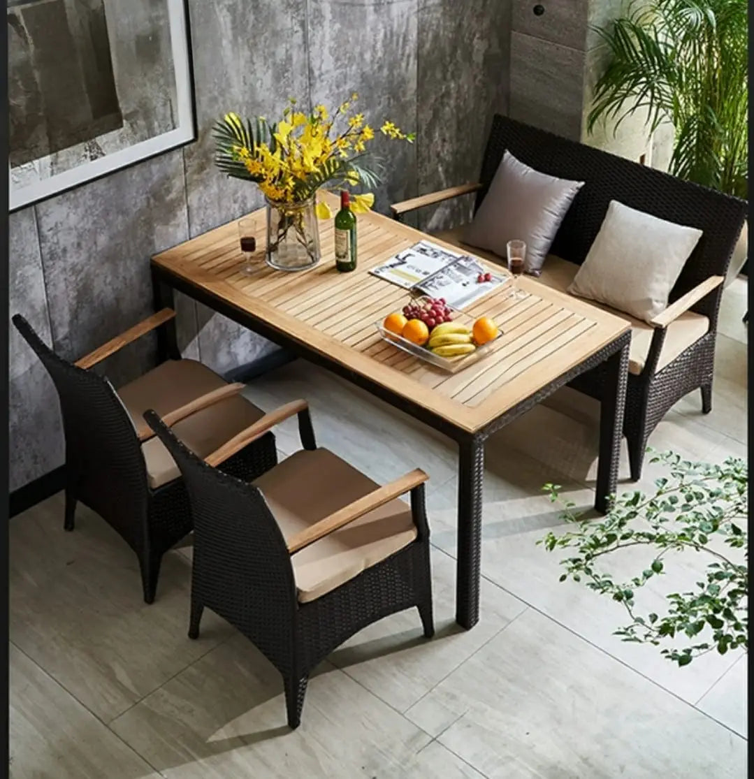 DAIVER Outdoor Dining Table Set