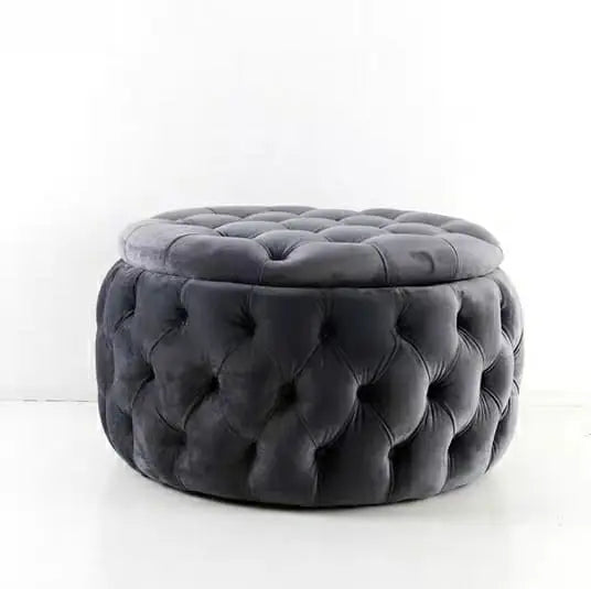 MICHAEL Victorian Tufted Storage Ottoman