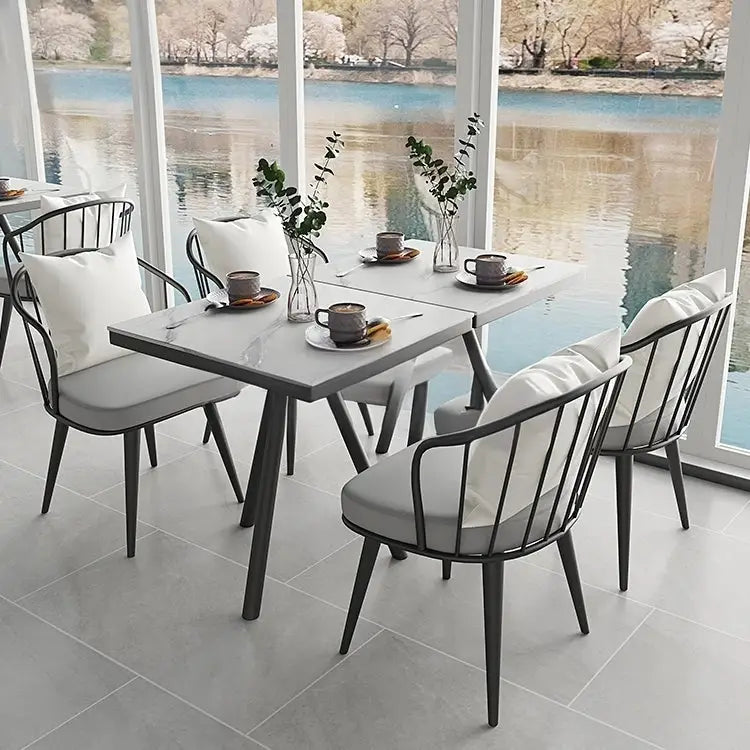 GOLDEN Modern Slate Dining Table