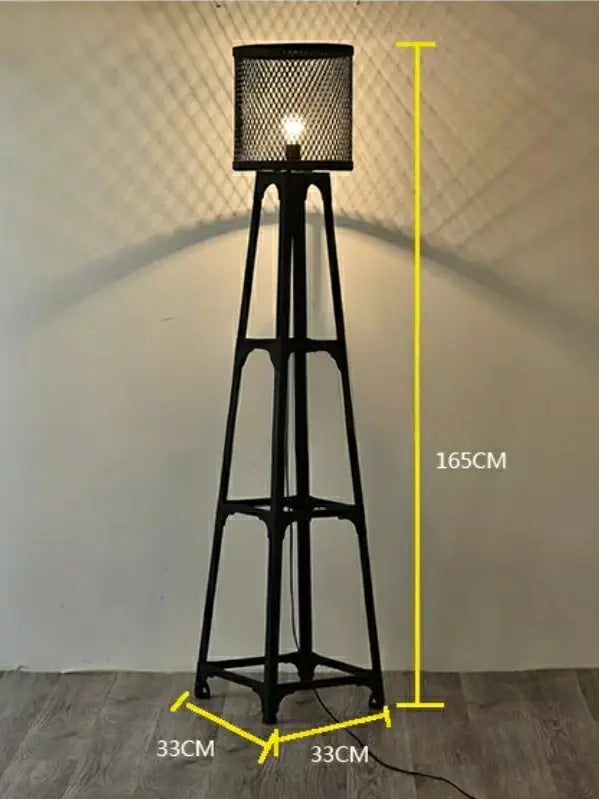 HÉCTOR Industrial Metal Floor Lamp