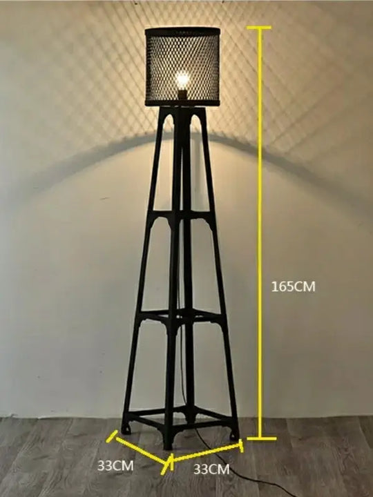 HÉCTOR Industrial Metal Floor Lamp