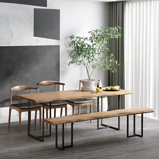OCEAN Industrial Solid Wood Dining Table