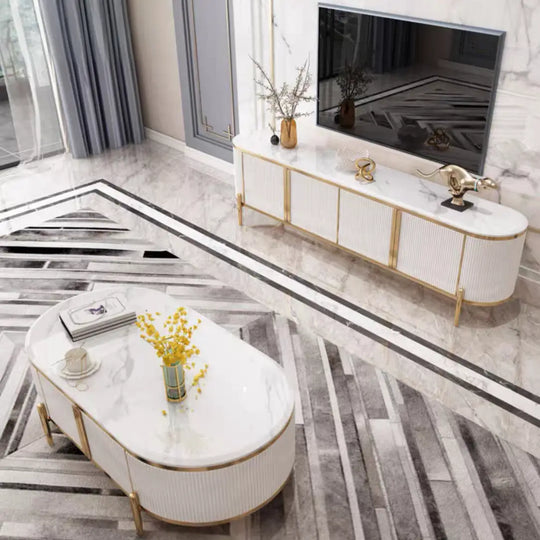 ADRIEN Modern TV Console & Coffee Table