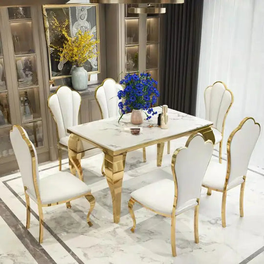 TILT Victorian Marble Dining Table