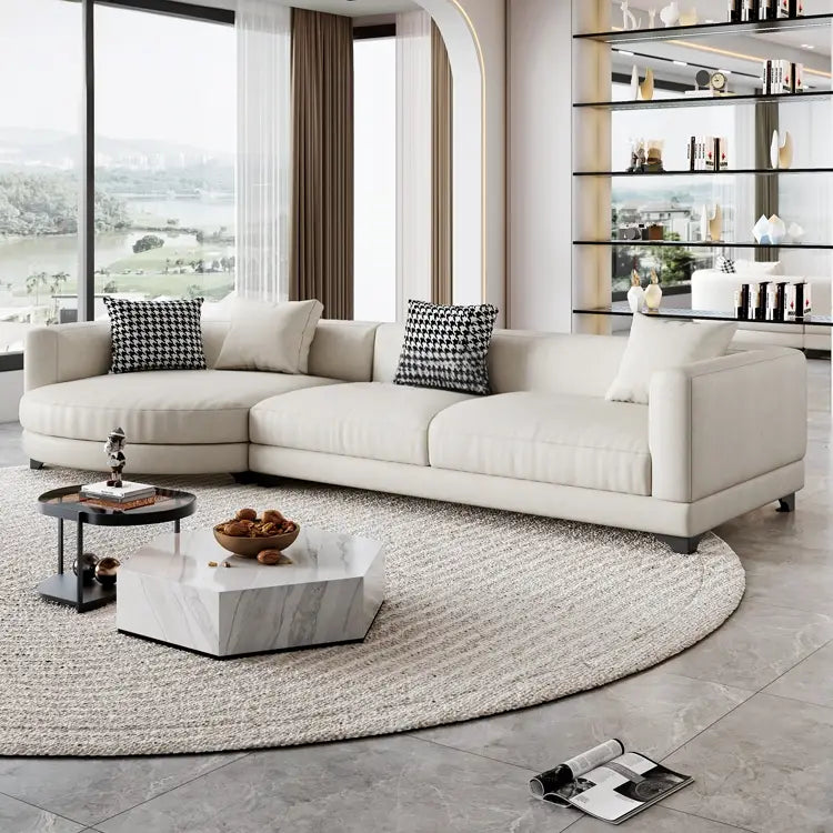 OUES Modern Fabric Sofa
