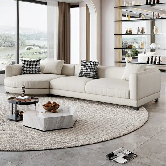 OUES Modern Fabric Sofa