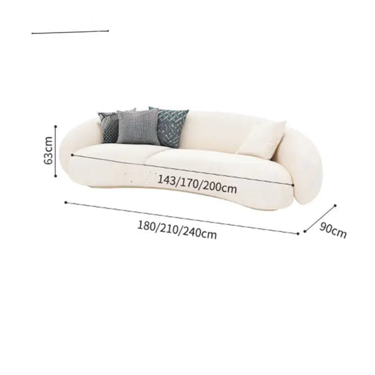 ALEX Modern Sherpa Sofa