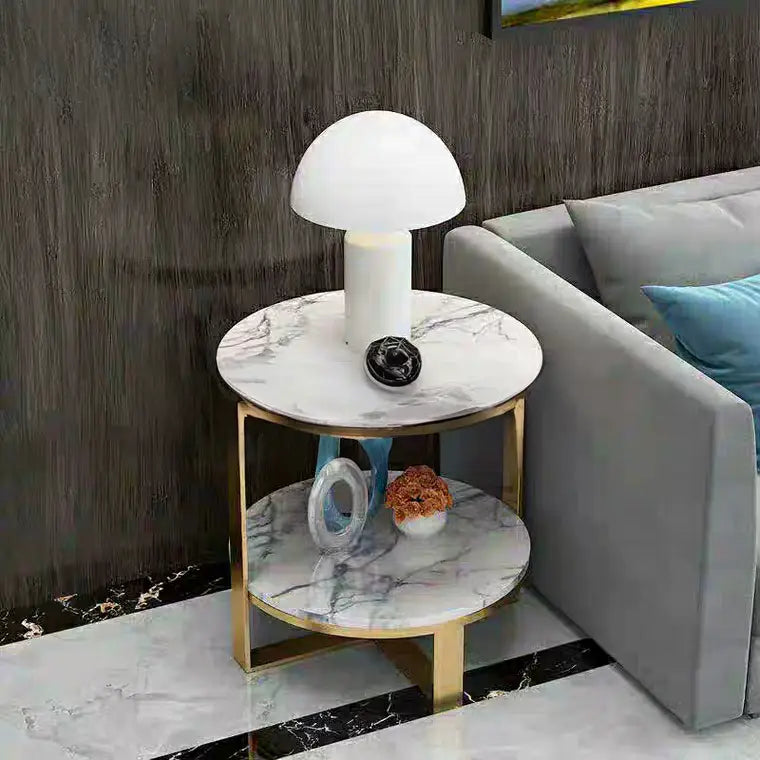 LAUCHLAN Modern Marble Side Table