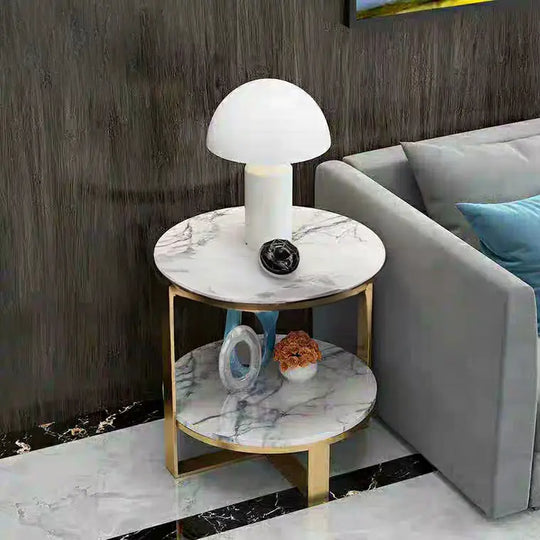 LAUCHLAN Modern Marble Side Table