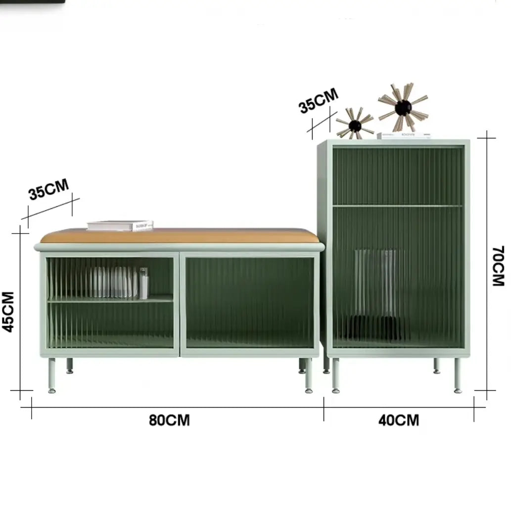 FOKE Modern Shoe Cabinet Bench