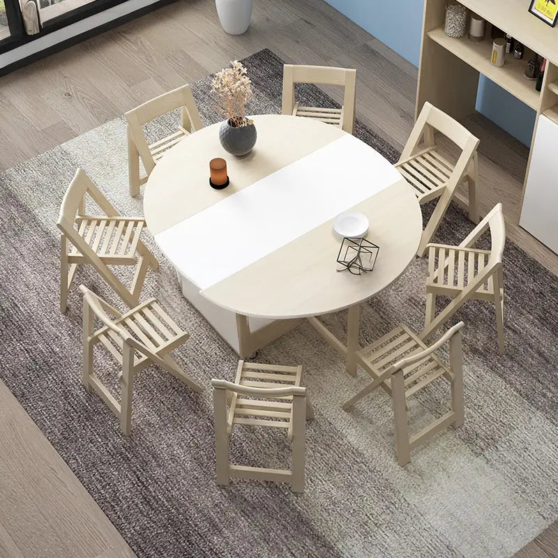 NUIES Modern Extendable Dining Table