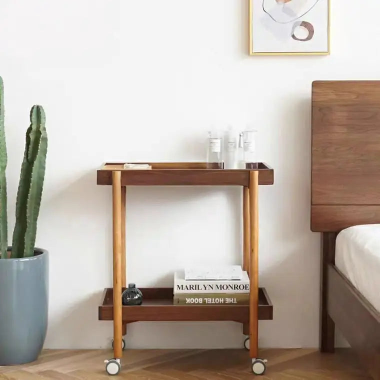 CABIN Rustic Cherrywood Bar Cart