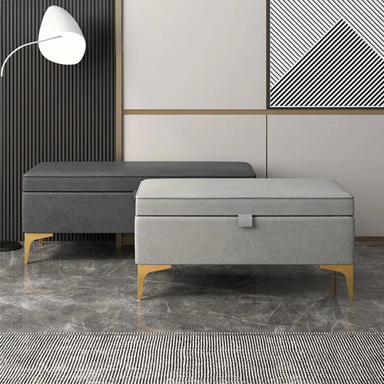 MODI Modern Fabric Storage Ottoman