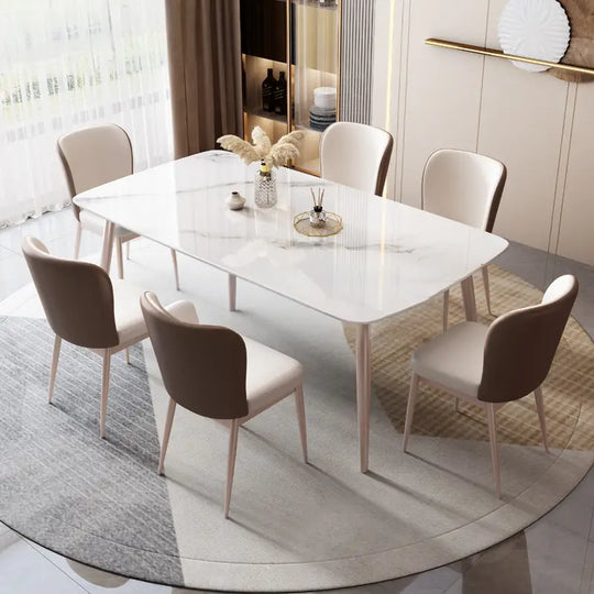BULL Modern Marble Dining Table & Chairs