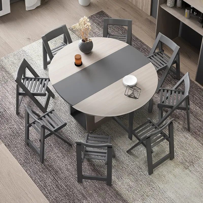 NUIES Modern Extendable Dining Table