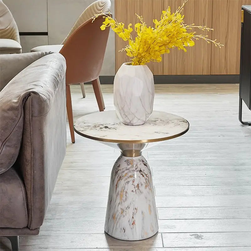 PATRIK Modern Marble Side Table